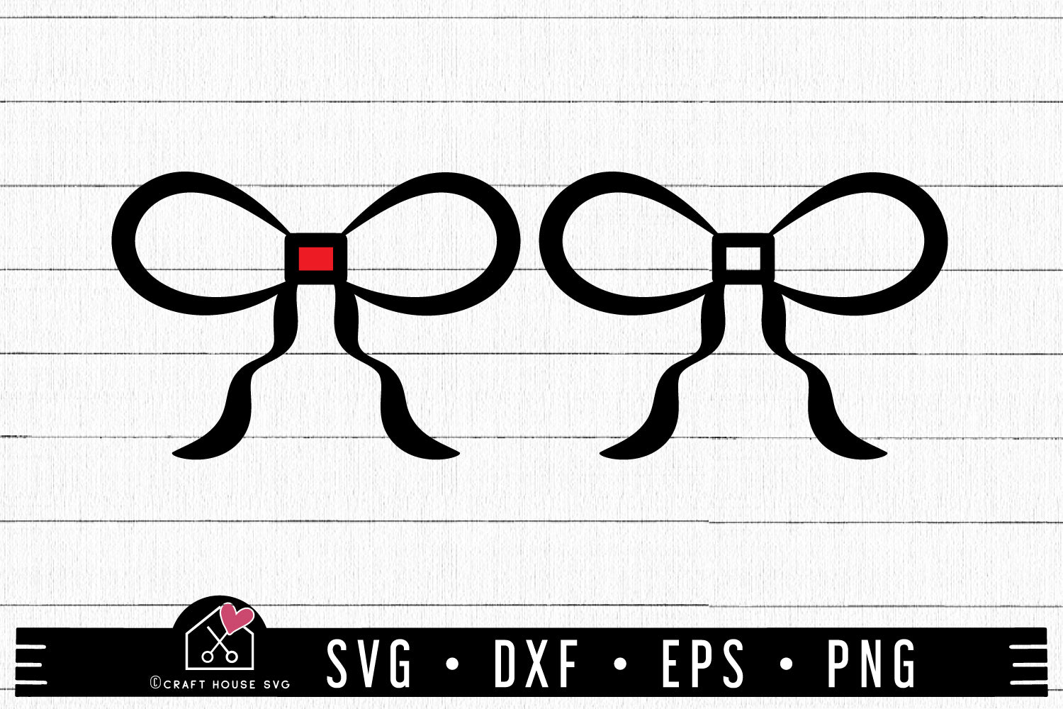 Bow SVG Ribbon Cut Files