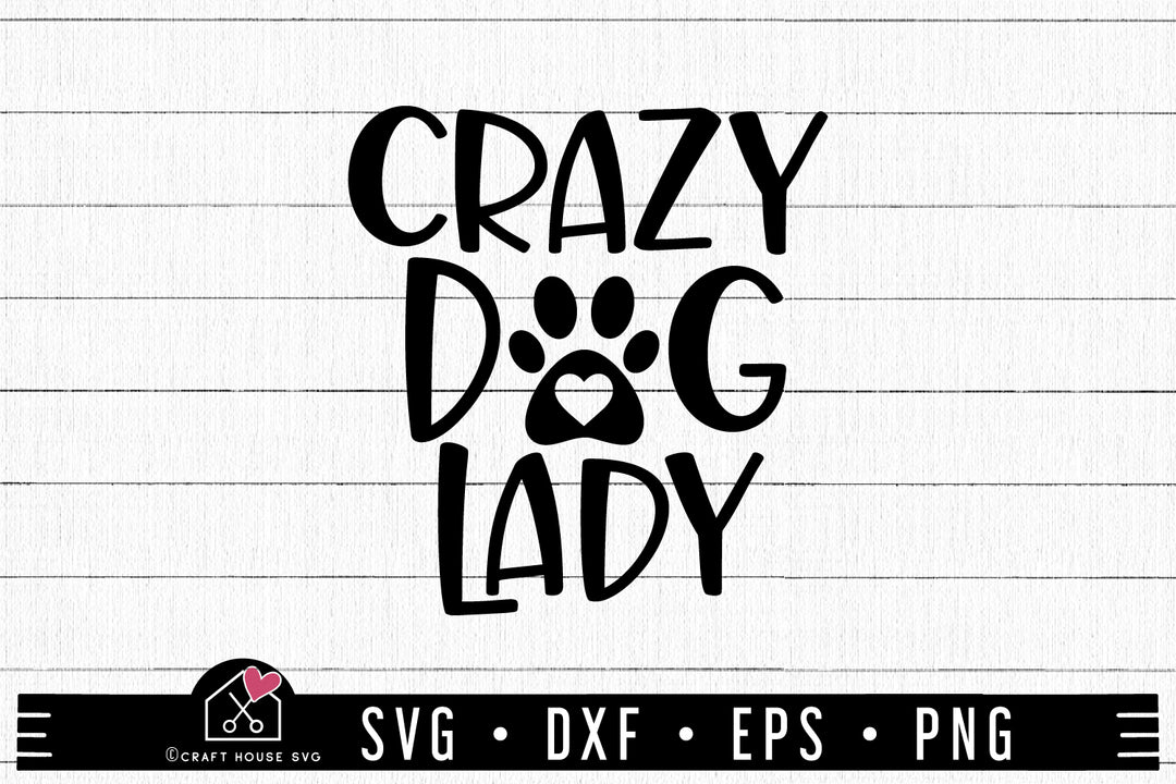 Dog SVG file | Crazy dog lady SVG MF96