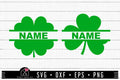 FREE Clover SVG St. Patricks Day Cut File | FB444