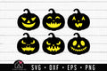 FREE Pumpkin Faces SVG | FB154 - Craft House SVG