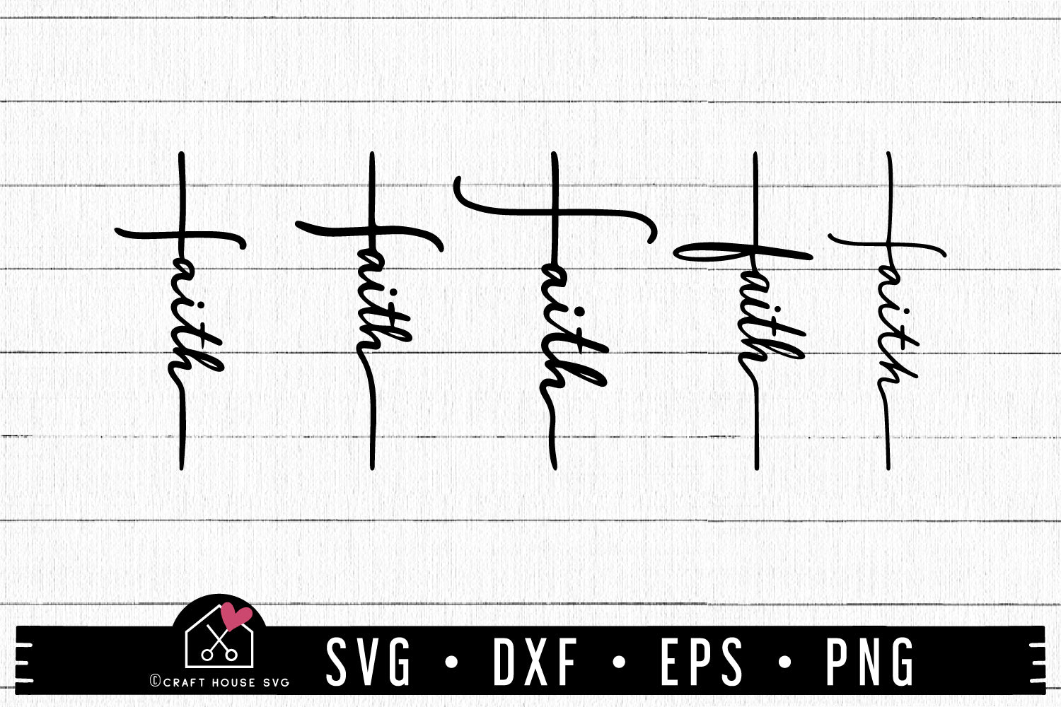 FREE Faith Cross SVG | FB158 - Craft House SVG
