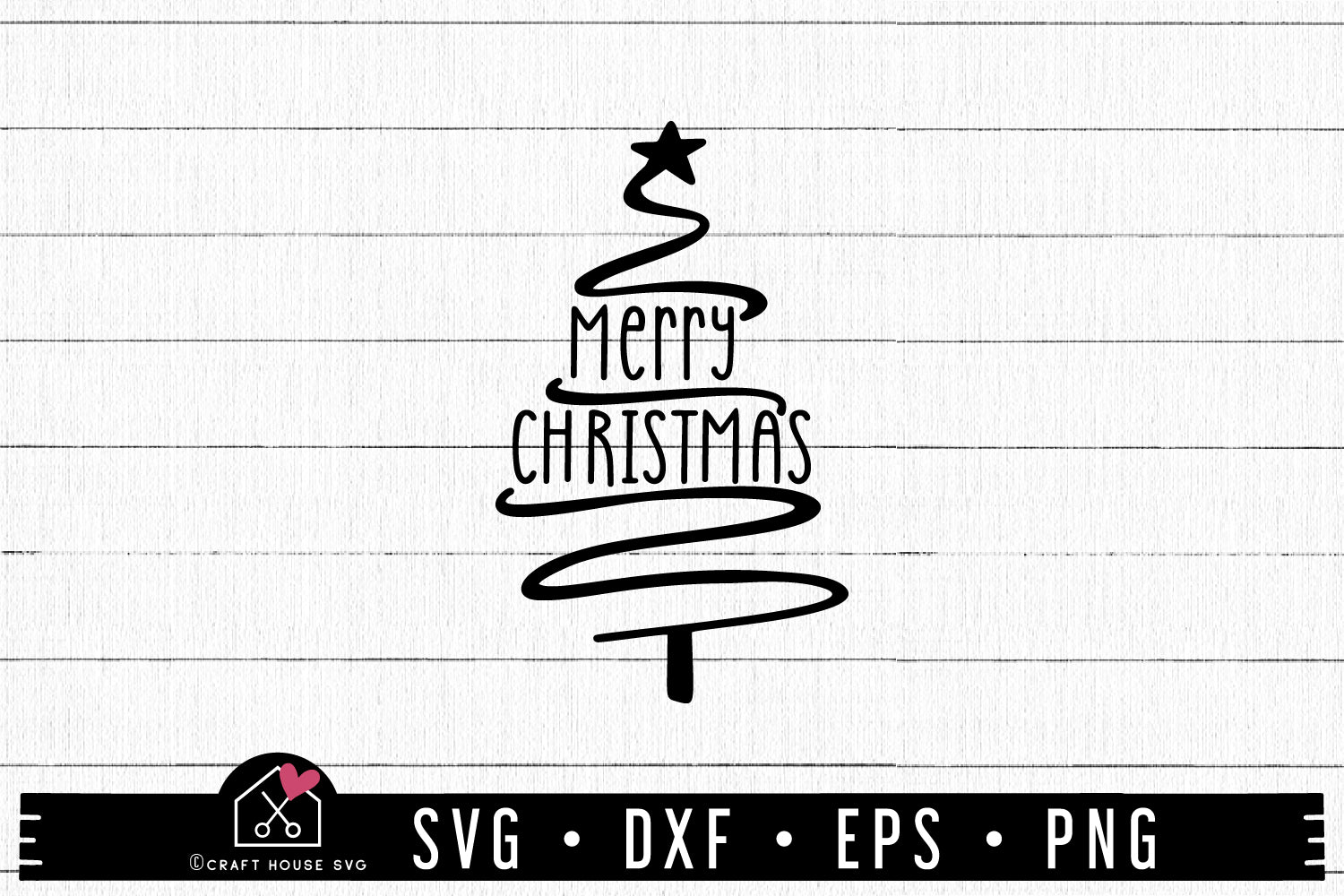 FREE Merry Christmas SVG | FB160 - Craft House SVG