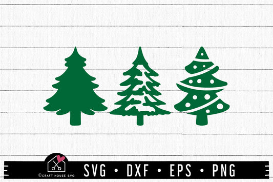 FREE Christmas Tree SVG | FB163 - Craft House SVG