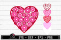 FREE 3D Floral Heart Mandala SVG file | Valentine SVG | FB174 - Craft House SVG