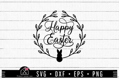 FREE Happy Easter SVG file | Easter wood sign SVG | FB177 - Craft House SVG