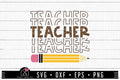 FREE Teacher echo leopard SVG | Teacher SVG | FB188 - Craft House SVG