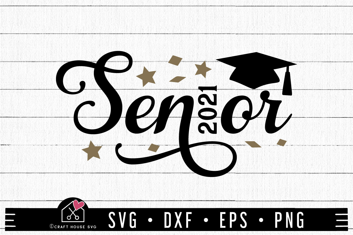 FREE Senior 2021 SVG | Graduation SVG | FB189 - Craft House SVG