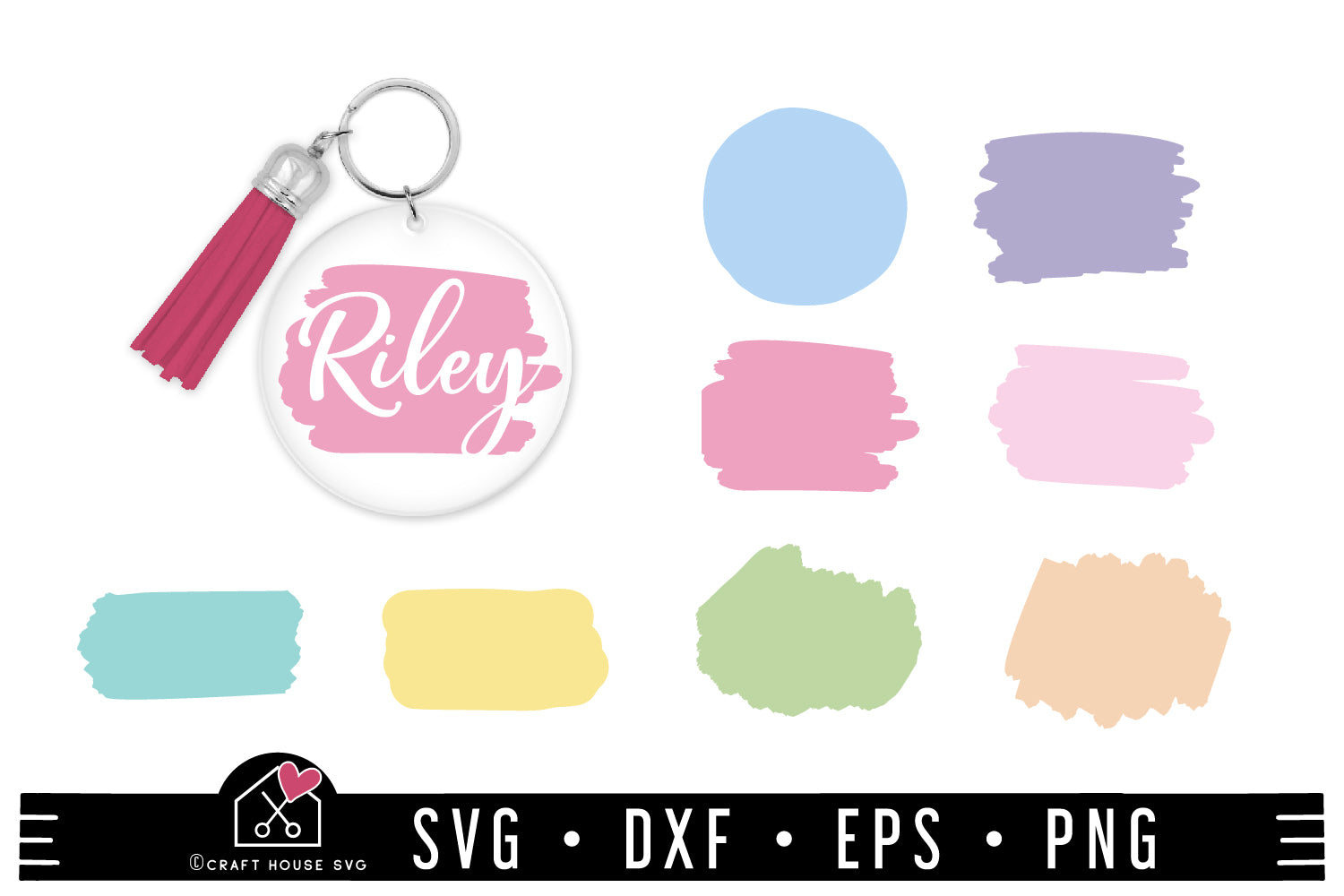 FREE Keychain SVG | Keychain background SVG | FB199 - Craft House SVG