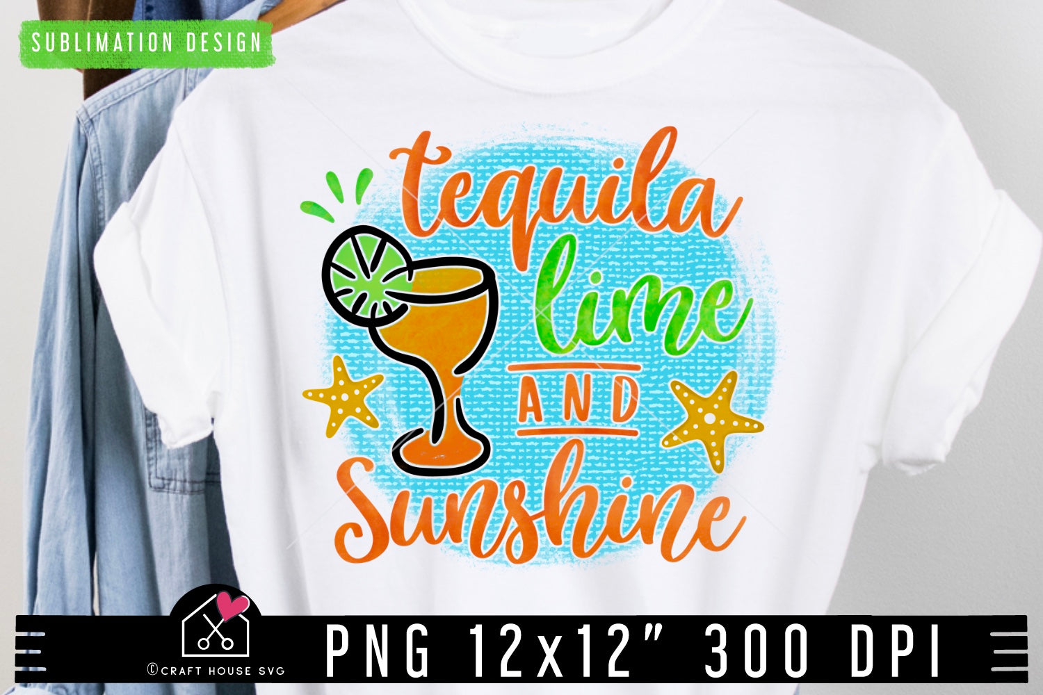 FREE Summer Sublimation PNG file | FB202 - Craft House SVG