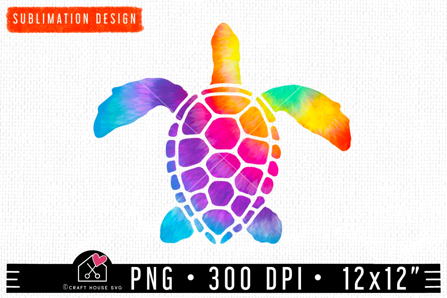 FREE Sea Turtle Sublimation PNG file | FB208 - Craft House SVG
