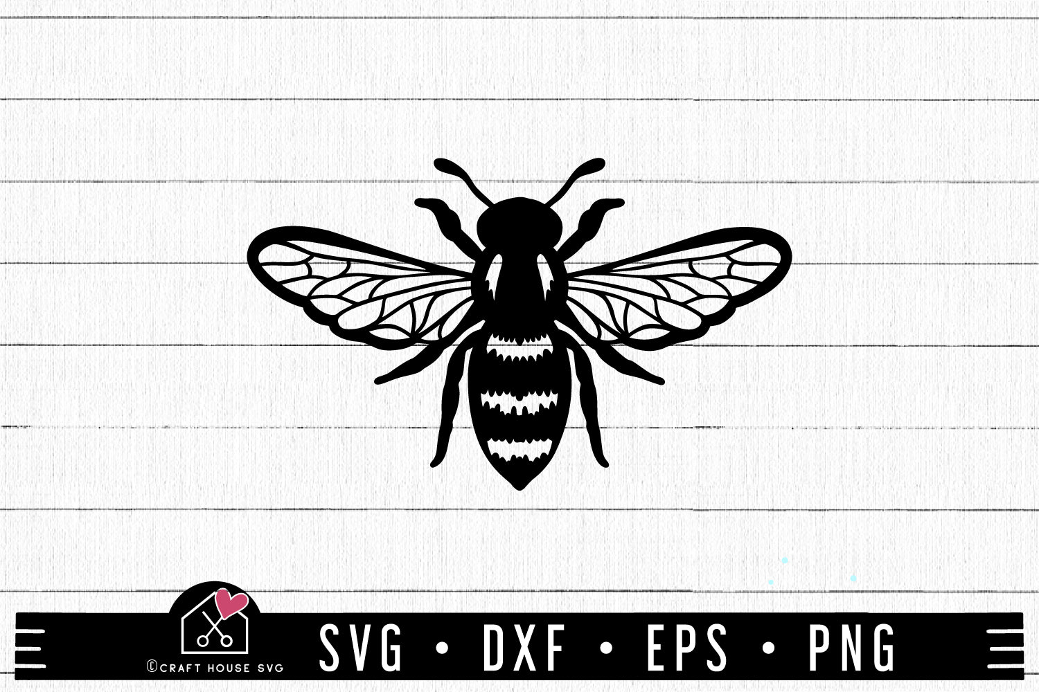 FREE Bee SVG cut file | FB212 - Craft House SVG