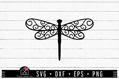 FREE Dragonfly SVG | FB226 - Craft House SVG