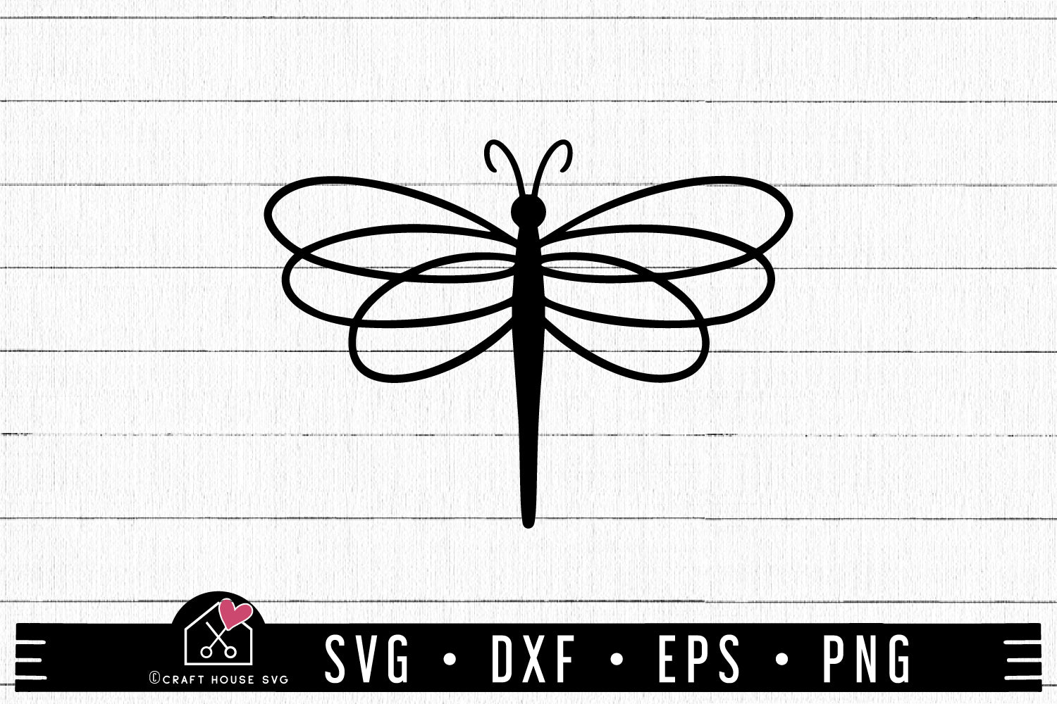 FREE Dragonfly SVG | FB227 - Craft House SVG