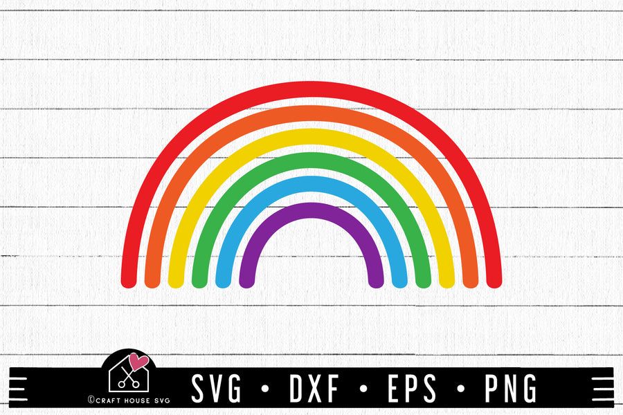 FREE Rainbow SVG | FB235 - Craft House SVG