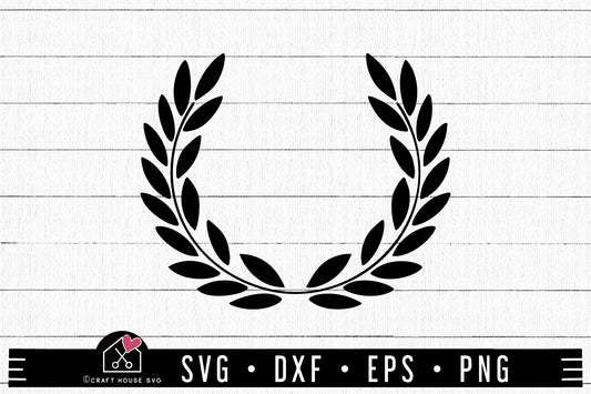 FREE Laurel Wreath SVG | FB239 - Craft House SVG