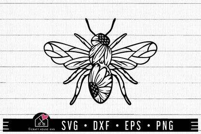 FREE Bee Sunflower SVG | FB240 - Craft House SVG