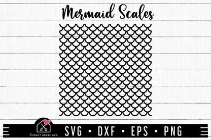 FREE Mermaid Scale SVG | FB241 - Craft House SVG