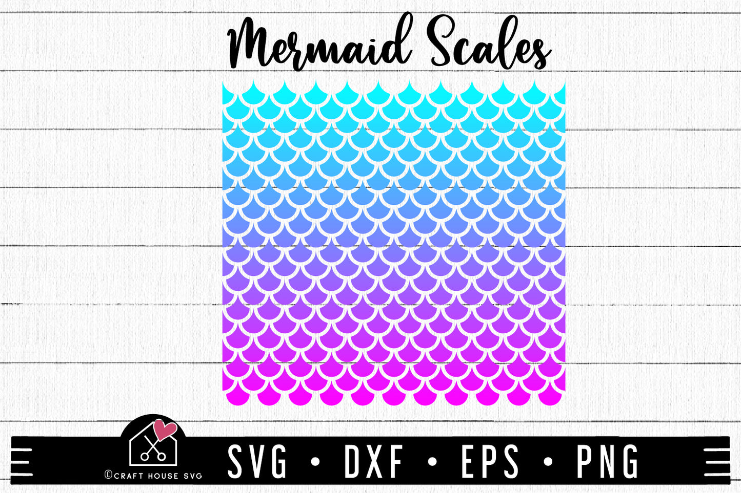 FREE Mermaid Scale SVG | FB242 - Craft House SVG