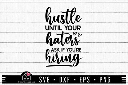 FREE Hustle SVG | FB243 - Craft House SVG