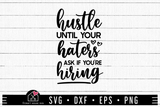 FREE Hustle SVG | FB243 - Craft House SVG