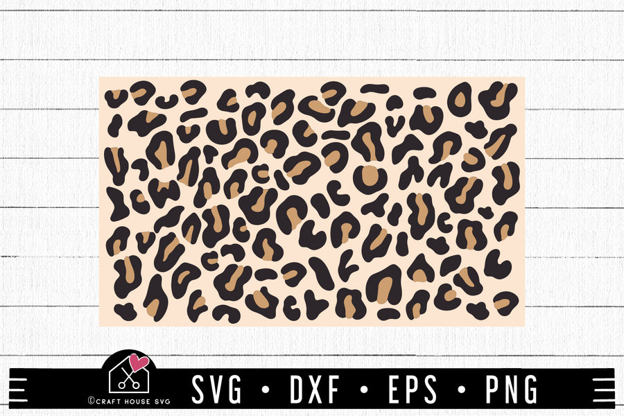 FREE Leopard Color Print Pattern SVG | FB245 - Craft House SVG