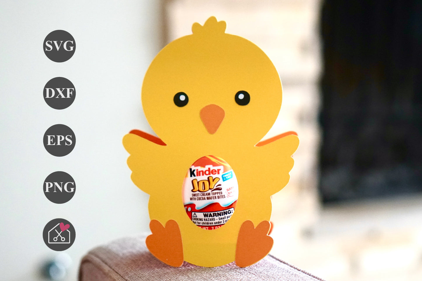 FREE Chick Egg Holder SVG Easter Cut File | FB464 - Craft House SVG