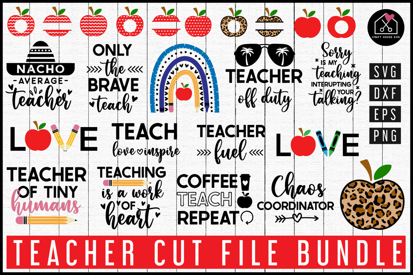 Teacher SVG Bundle