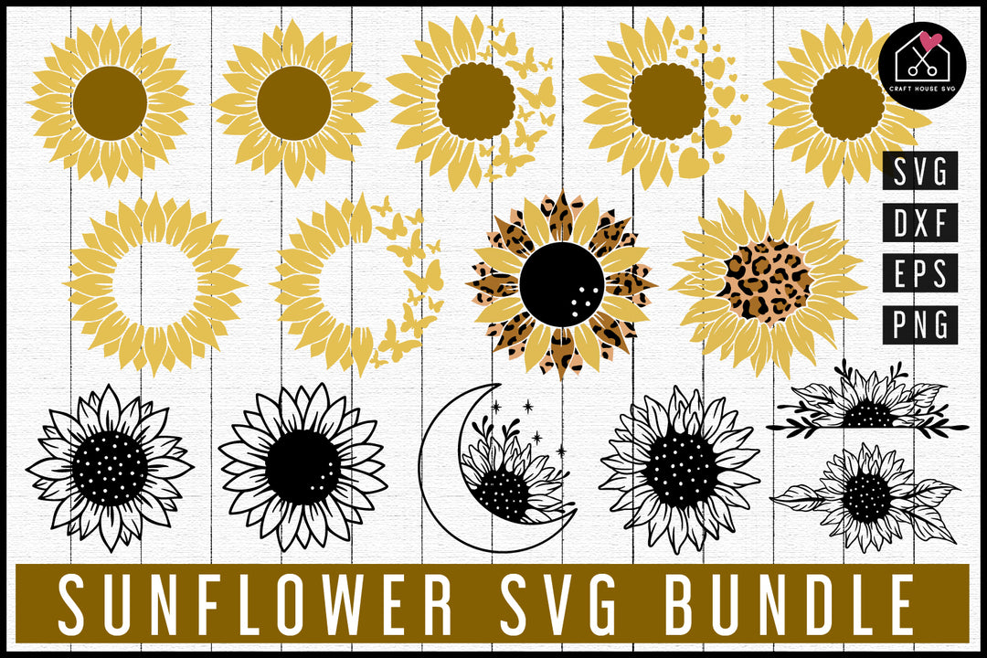 Sunflower SVG Bundle | MB109