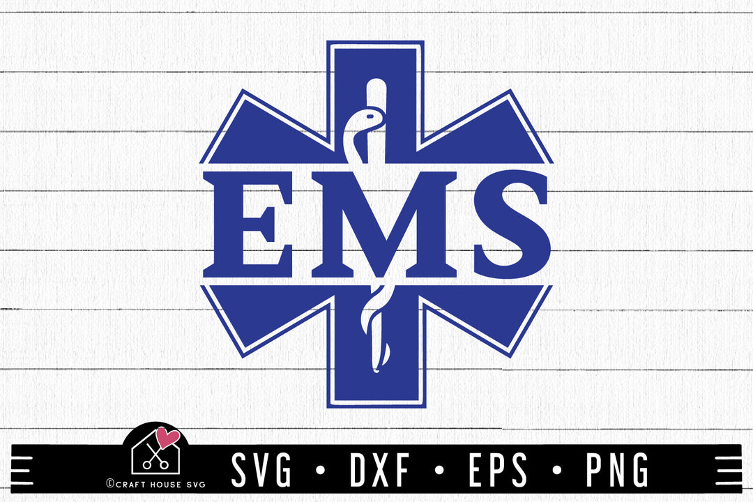 EMS Star Of Light SVG EMT Paramedic Cut Files