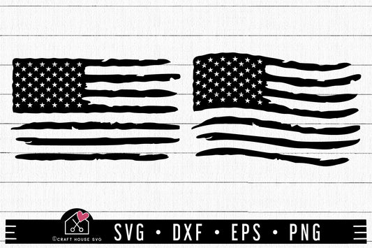 FREE Distressed American Flag SVG | FB161