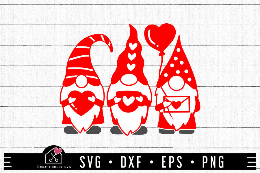 FREE Valentine SVG file | Valentine Gnome SVG | FB169 - Craft House SVG