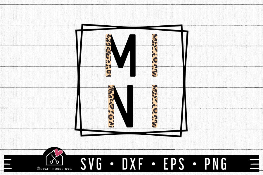 FREE Mini leopard SVG - Mama mini SVG | FB252 - Craft House SVG