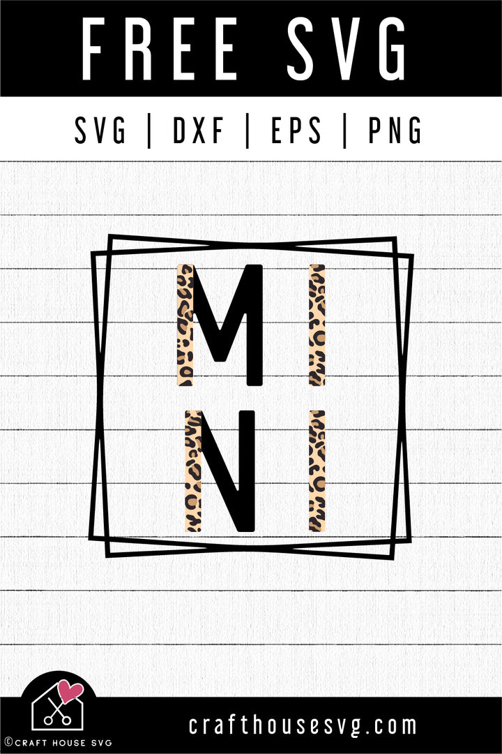 FREE Mini leopard SVG - Mama mini SVG | FB252