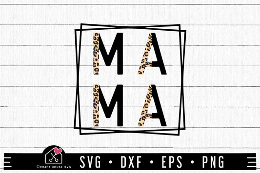 FREE Mama leopard SVG - Mama mini SVG | FB253