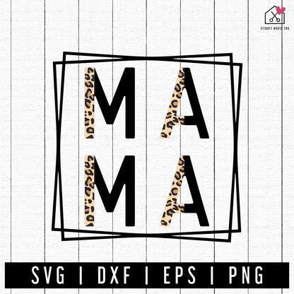 FREE Mama leopard SVG - Mama mini SVG | FB253