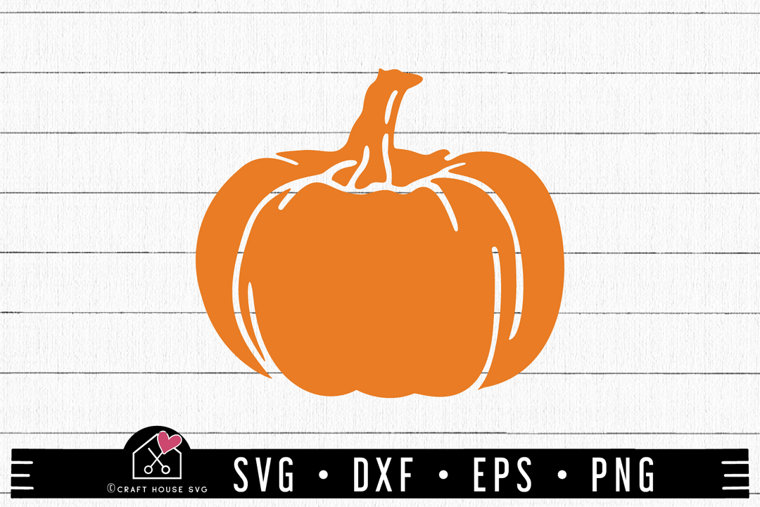 FREE Hand drawn pumpkin SVG - Craft House SVG