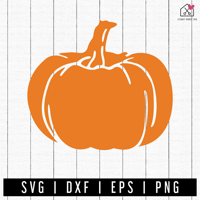 FREE Hand drawn pumpkin SVG - Craft House SVG