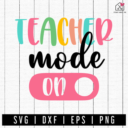 FREE Teacher mode on SVG | FB258 - Craft House SVG