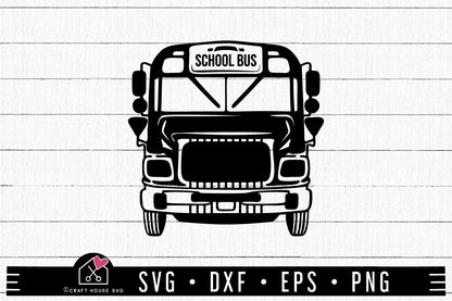 FREE School bus SVG | FB260 - Craft House SVG