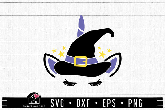 FREE Unicorn Witch SVG | FB270