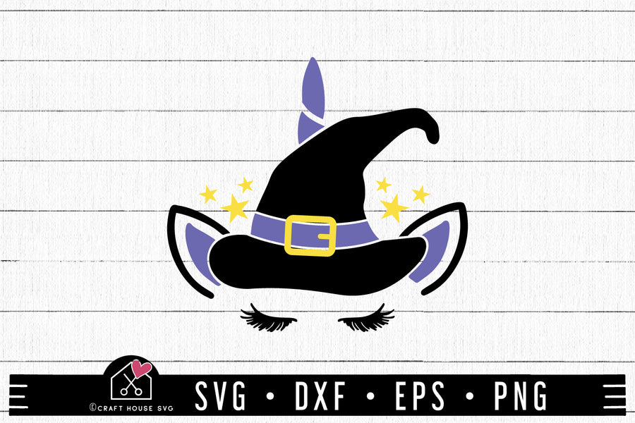 FREE Unicorn Witch SVG | FB270