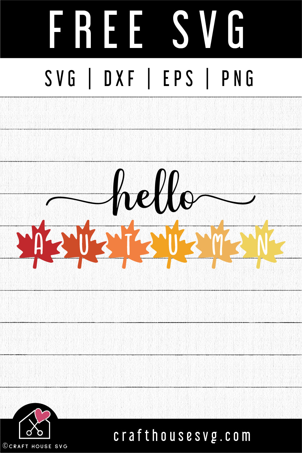 FREE Hello Autumn SVG | FB273