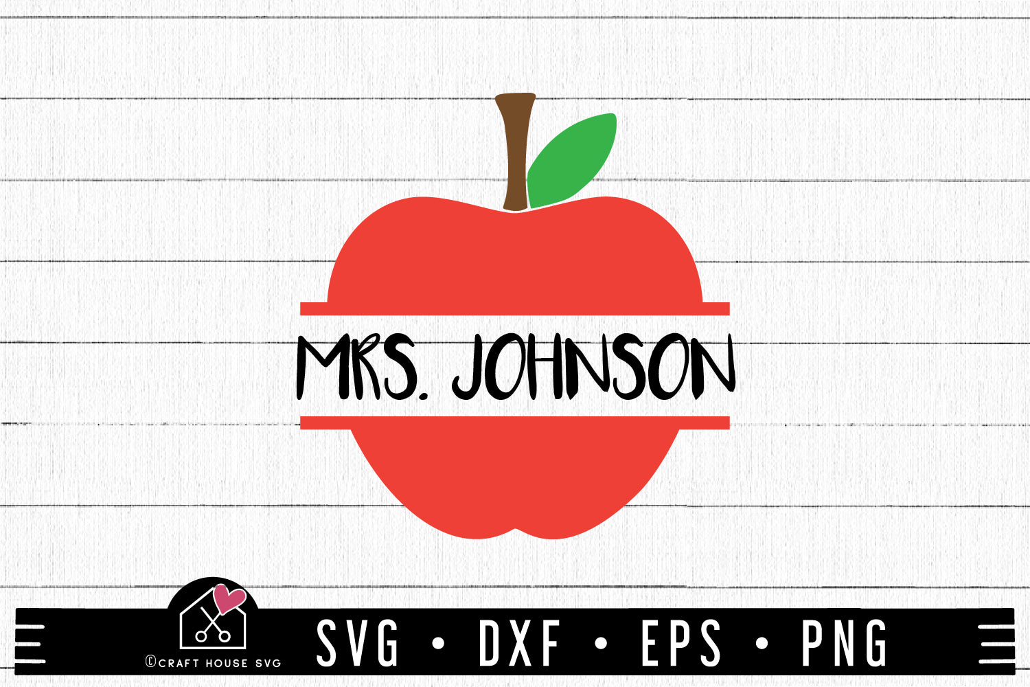 FREE Apple monogram | FB278 - Craft House SVG