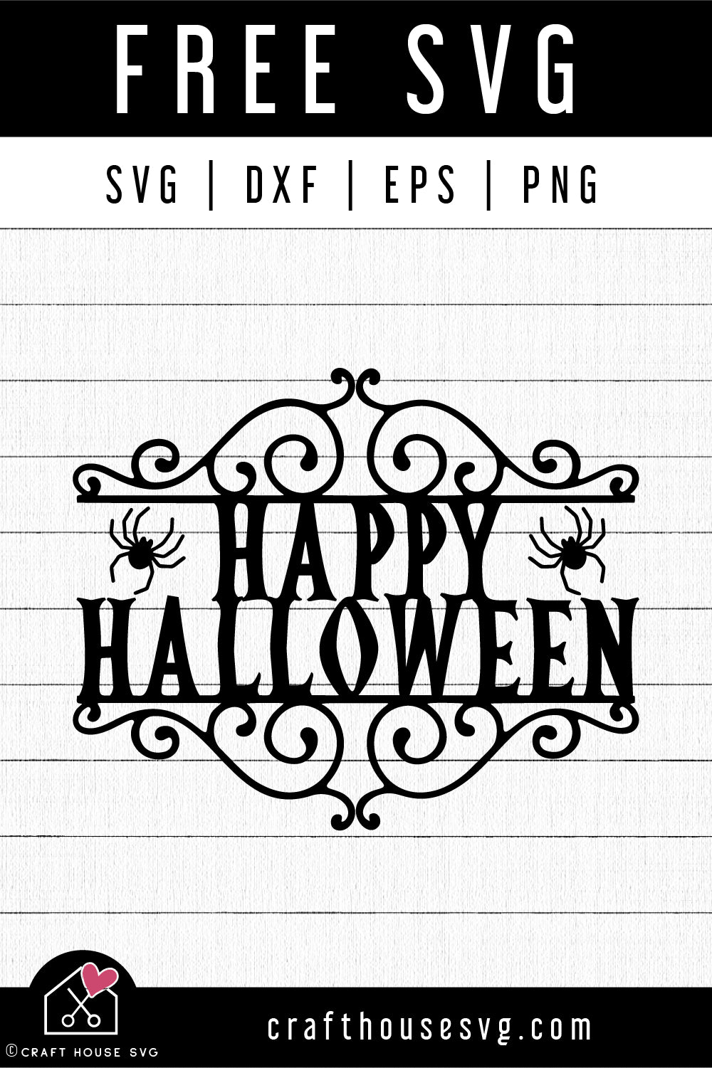 No.289 Happy Halloween Banner Print/Cut SVG & Pdf -  Portugal