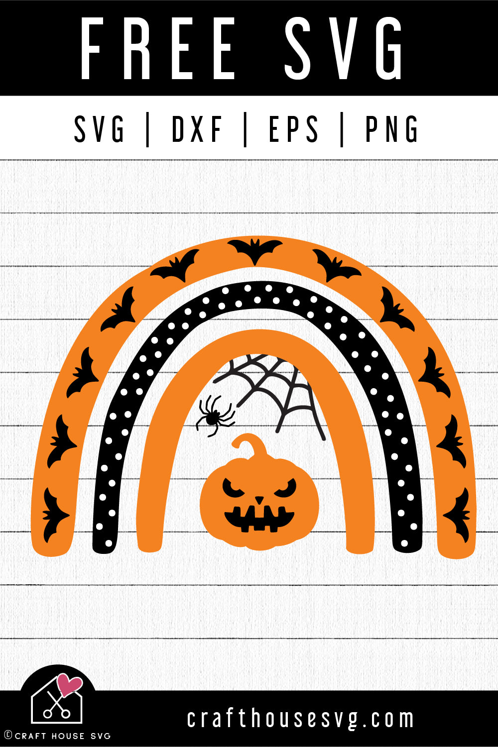 FREE Halloween rainbow SVG | FB281