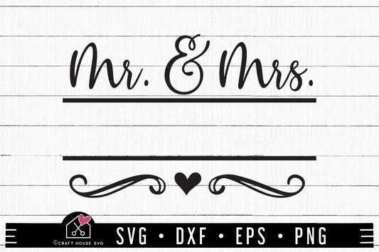 FREE Mr and mrs SVG Wedding SVG | FB282 - Craft House SVG