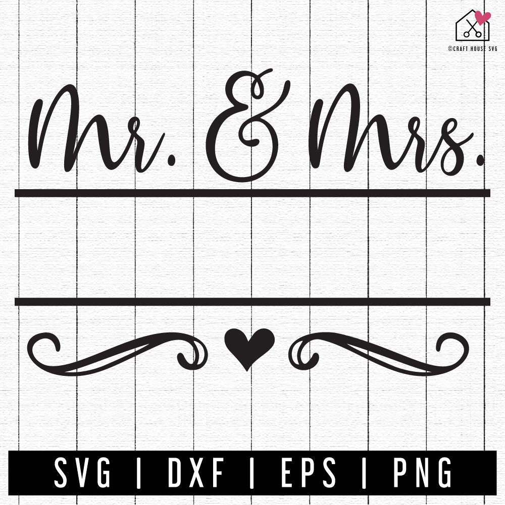FREE Mr and mrs SVG Wedding SVG | FB282 - Craft House SVG