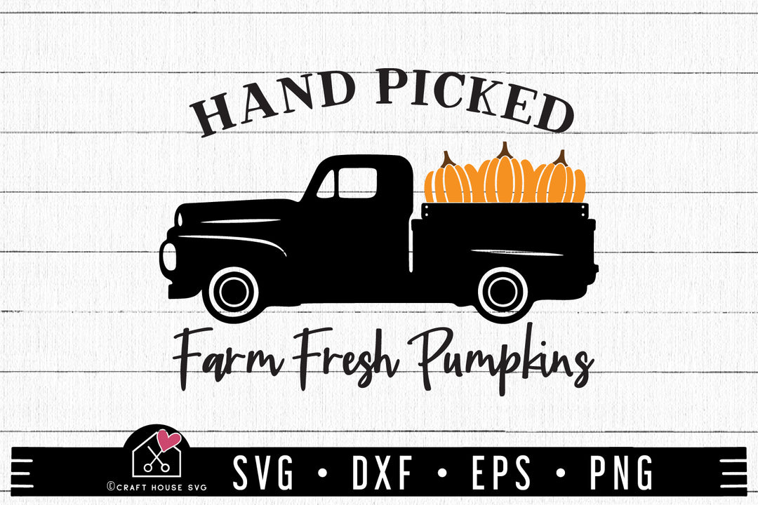 FREE Hand picked farm fresh pumpkins SVG | FB283
