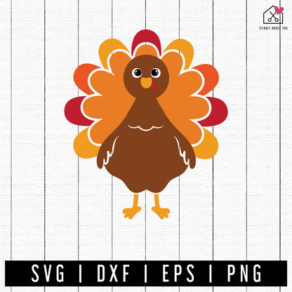 FREE Turkey SVG Thanksgiving SVG | FB285