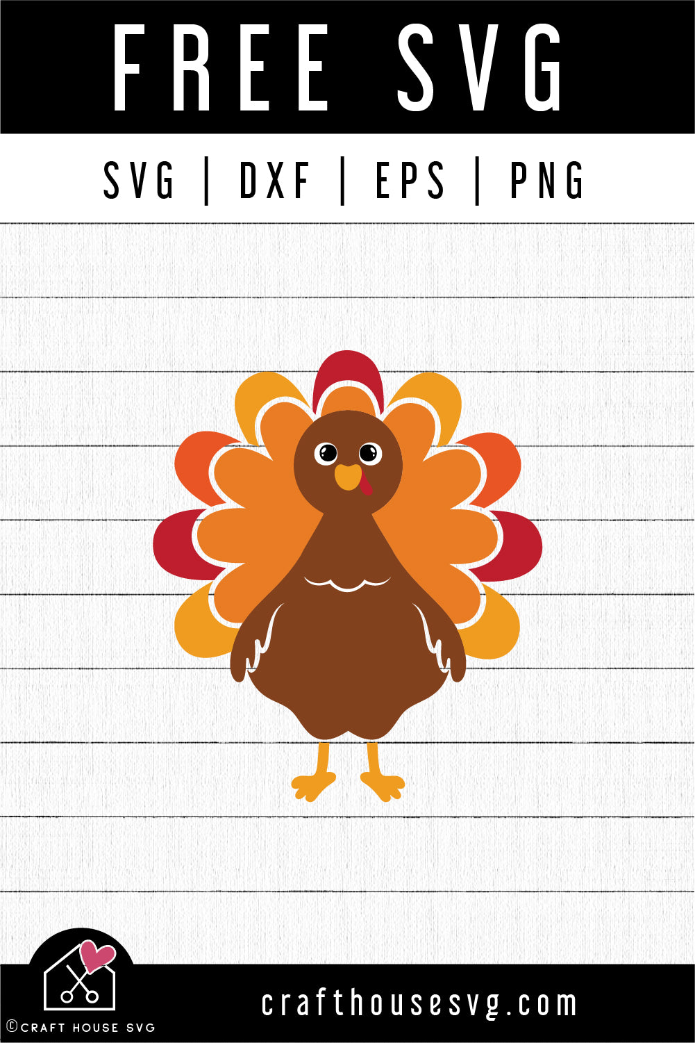 FREE Turkey SVG Thanksgiving SVG | FB285
